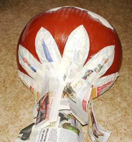 Preparing the sitar for varnishing 2